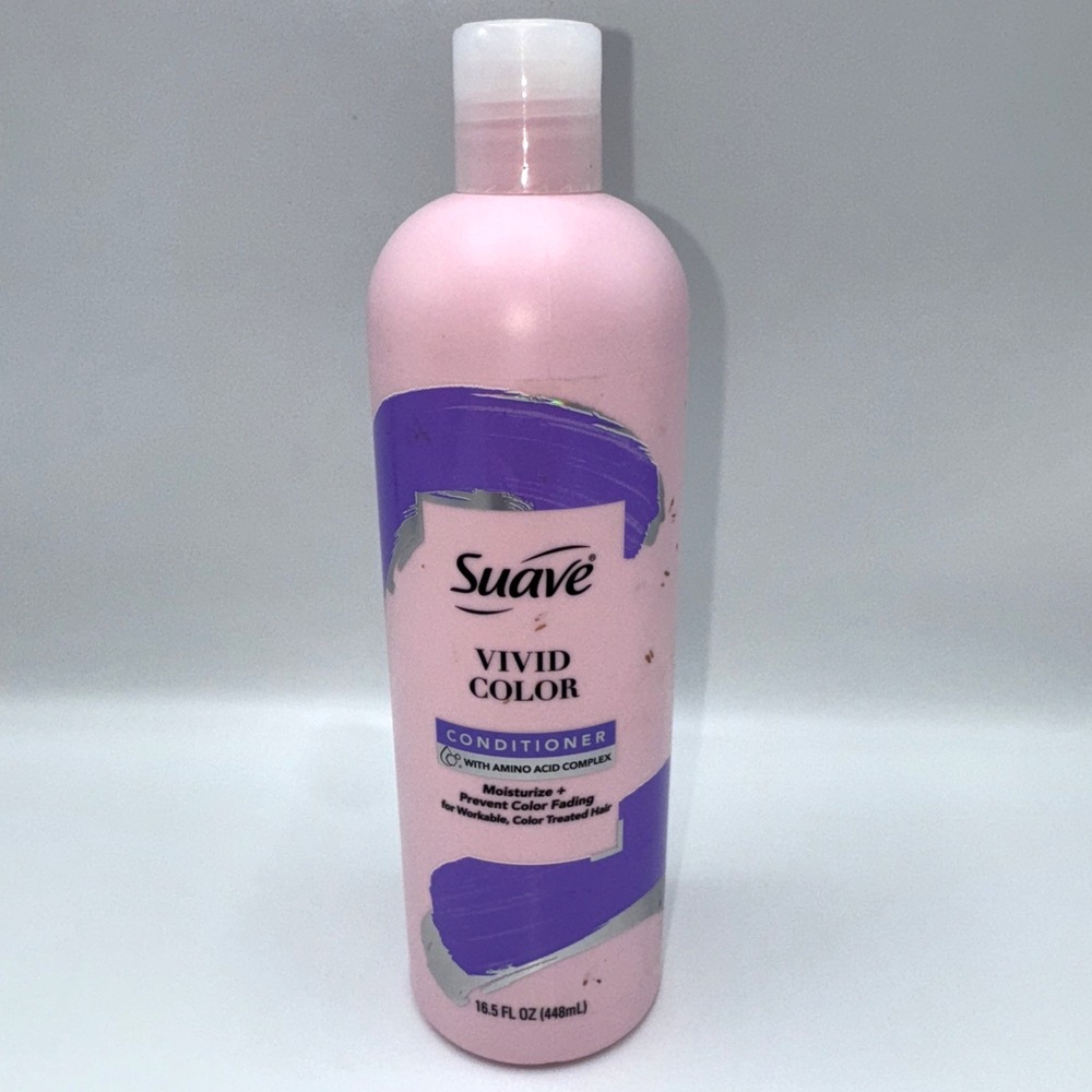 Suave Vivid Color Shampoo & Conditioner Sulfate Free & Amino Acid Complex Pink
